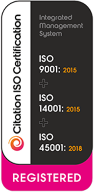Citation ISO Certification registered integrated management system badge