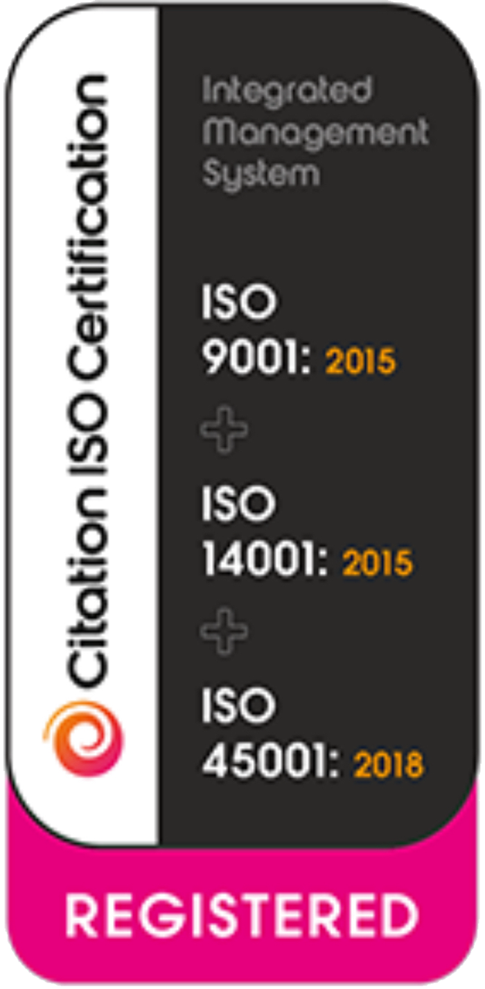 Citation ISO Certification registered integrated management system badge